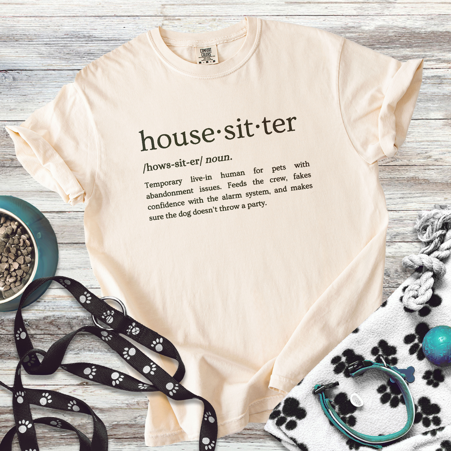 House Sitter Definition Tee