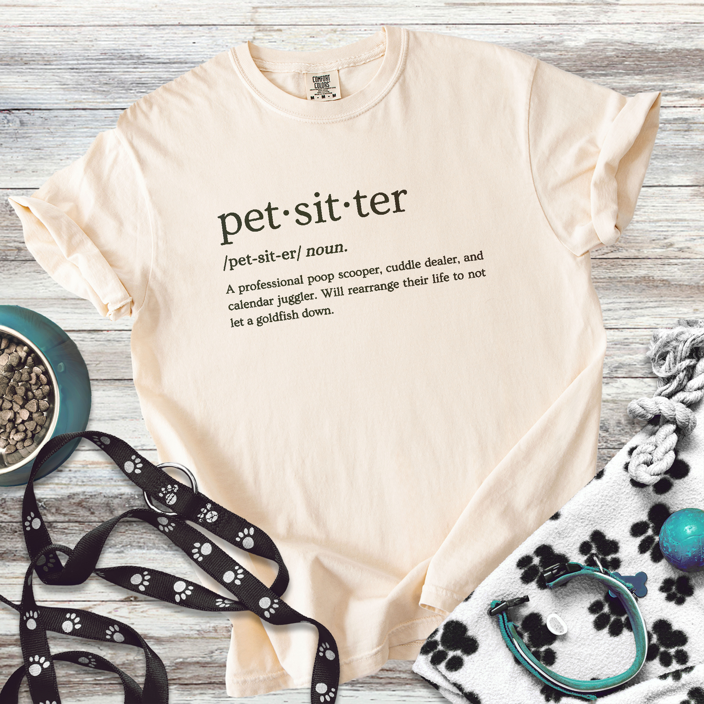 Pet Sitter Definition Tee