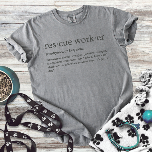 Rescue Worker Definition Tee