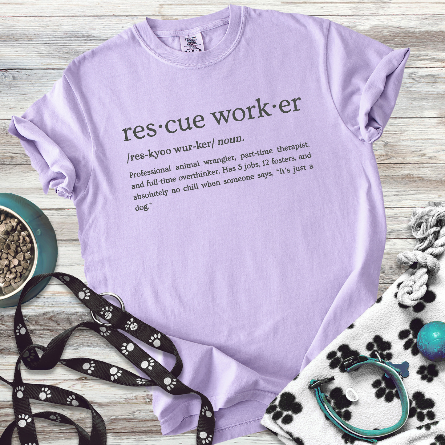 Rescue Worker Definition Tee