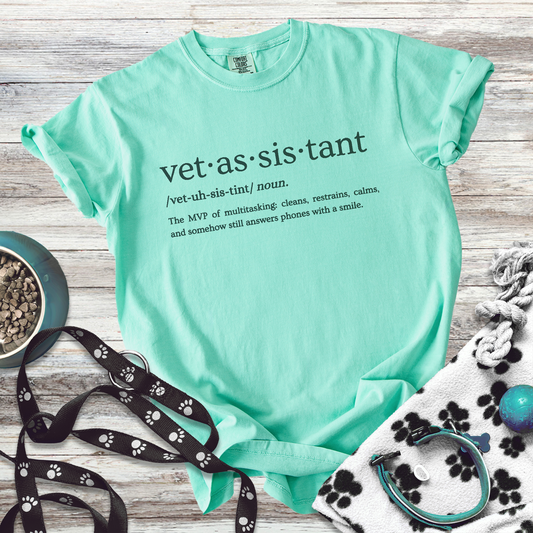Vet Assistant Definition Tee