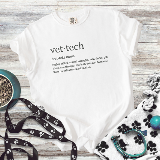 Vet Tech Definition Tee